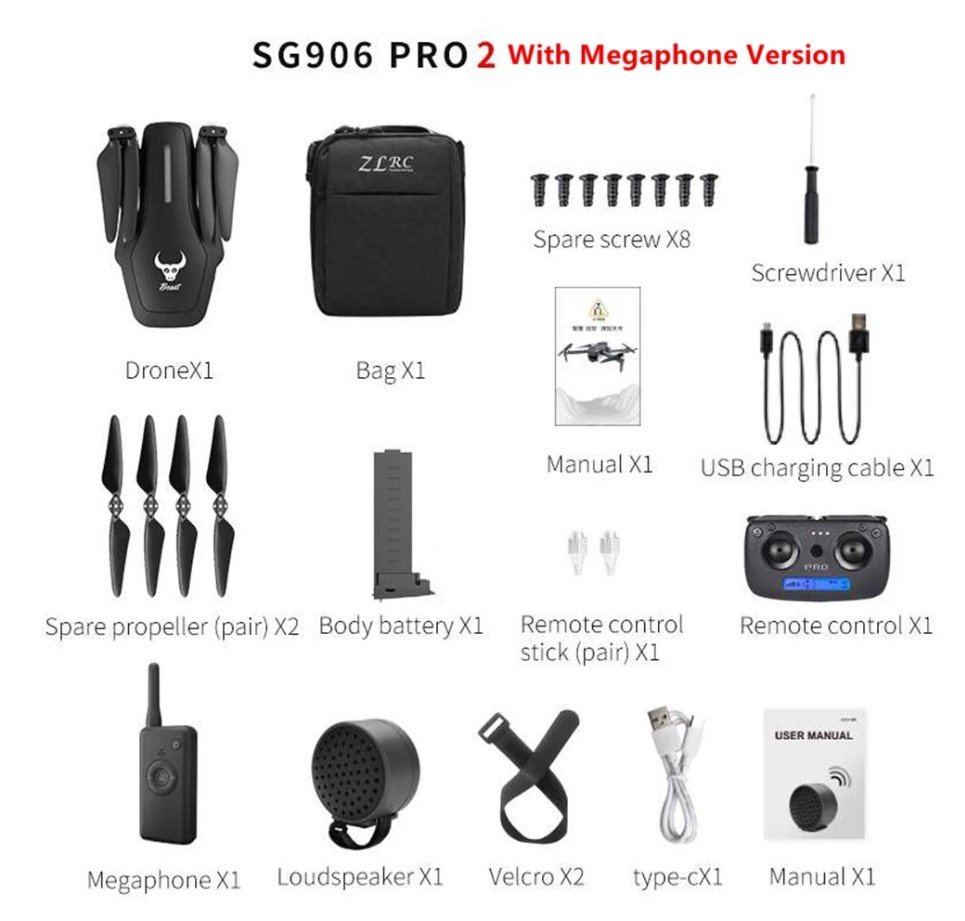 ZLRC SG906 PRO 2 GPS 5G WIFI FPV 4K HD - Görsel 3