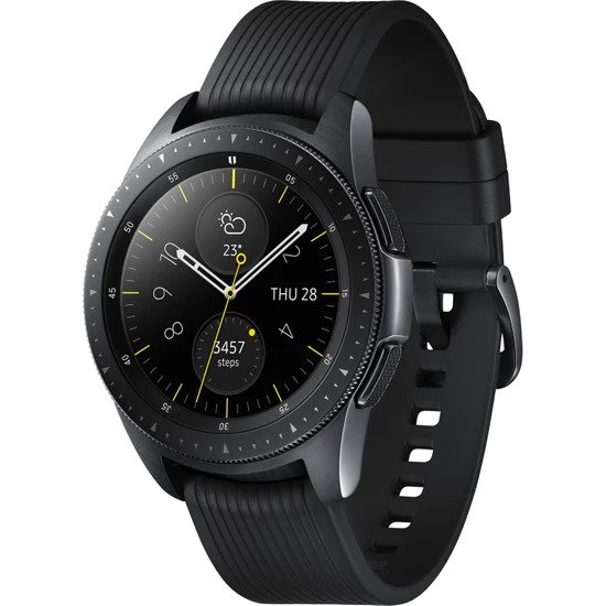 Samsung galaxy watch Siyah - Gold - Görsel 2