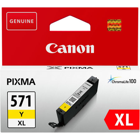 Canon CLI-571XL 0334C001 Sarı Yüksek Kapasiteli Orijinal Kartuş